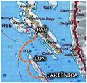 	 Međužupanijska linija Rab (luka Rab) -  Lun (luka Tovarnele - otok Pag)