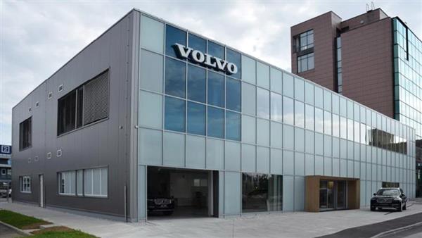 Aluminijske i staklene fasade, Volvo salon – Ljubljana