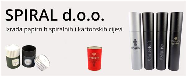 Proizvodnja spiralnih papirnih i kartonskih cijevi od kojih se daljnjom obradom proizvode finalni proizvodi kao što su: rolice, tube i poklon ambalaža.