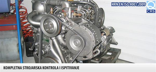 Kompletna strojarska kontrola i ispitivanje