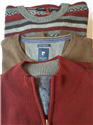 Veste i puloveri u veličinama od 3 xl do 6 XL. Pamučni, vuneni i mješavina vune i poliakrila.