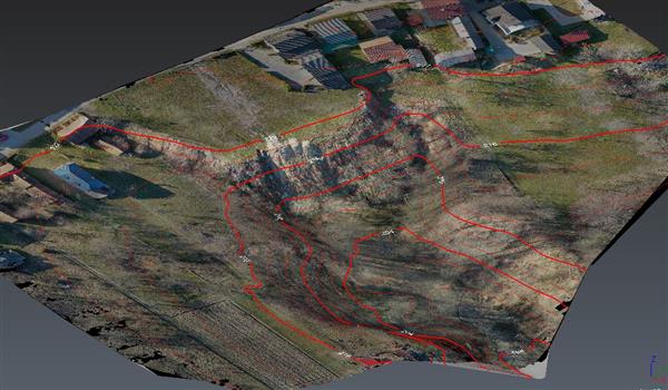 3D geodetska situacija terena