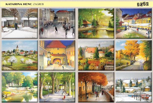 Zidni kalendari s rotacijskim krugom