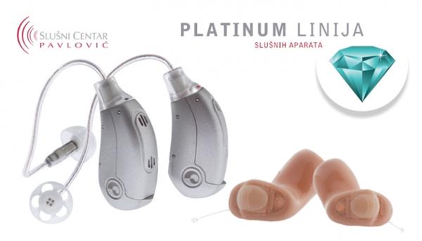 Slušni aparati - slušna pomagala PLATINA LINIJA Raznolikost za odličan zvuk
