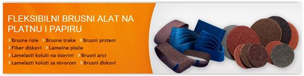 Fleksibilni brusni alat na platnu i papiru