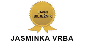 JAVNI BILJEŽNIK JASMINKA VRBA cover