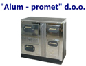 ALUM-PROMET d.o.o. proizvodnja samostojećih peći (štednjaka) logo
