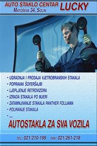 LUCKY d.o.o. Auto staklo servis - ugradnja auto stakla AUTO STAKLO
