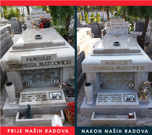 PALOMA d.o.o. Čišćenje i zaštita kamena, mramora, granita i fasada NANO tehnologijom ČIŠĆENJE NADGROBNIH SPOMENIKA