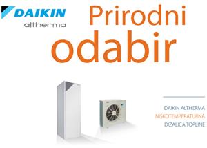 KLIMA BUHIN prodaja, montaža, servis i održavanje klimatizacijske opreme - Daikin ovlašteni distributer, instalater i serviser za Hrvatsku DAIKIN ALTHERME NISKOTEMPERATURNE DIZALICE TOPLINE