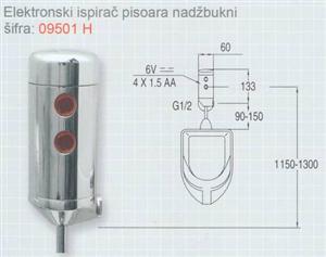 EMR VALC elektronski sanitarni uređaji ELEKTRONSKI ISPIRAČ PISOARA NADŽBUKNI