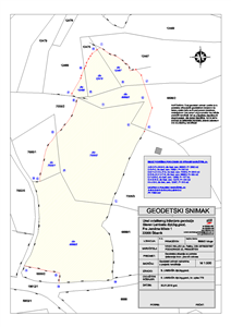 URED OVLAŠTENOG INŽENJERA GEODEZIJE SLAVEN LAMBAŠA dipl.ing.geod. GEODETSKI SNIMAK IZVEDENOG STANJA