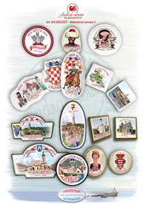 JADRAN SUVENIR, VL. VEDRAN ĆIKOVIĆ - Dekoracija i izrada izvornih domaćih suvenira MAGNETI