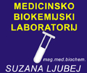 MEDICINSKO-BIOKEMIJSKI LABORATORIJ SUZANA LJUBEJ mag.med.biochem. logo