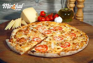 PIZZERIA MIRAKUL-Ukusna Pizza Split PIZZA DI POLLO
