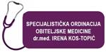 SPECIJALISTIČKA ORDINACIJA OBITELJSKE MEDICINE dr.med. IRENA KOS-TOPIĆ spec.obiteljske medicine, spec.medicine rada logo